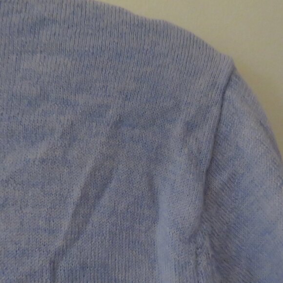 OUTERKNOWN Palisades Pocket Button Crew Merino Wool Sweater in Pale Blue Size L - Picture 12 of 15